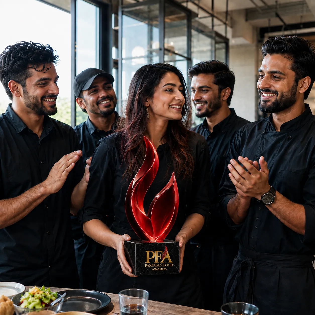 Elegant premium restaurant dining atmosphere