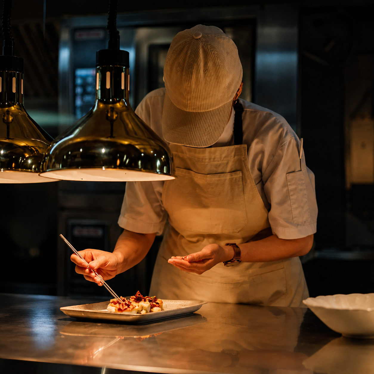 Elegant premium restaurant dining atmosphere