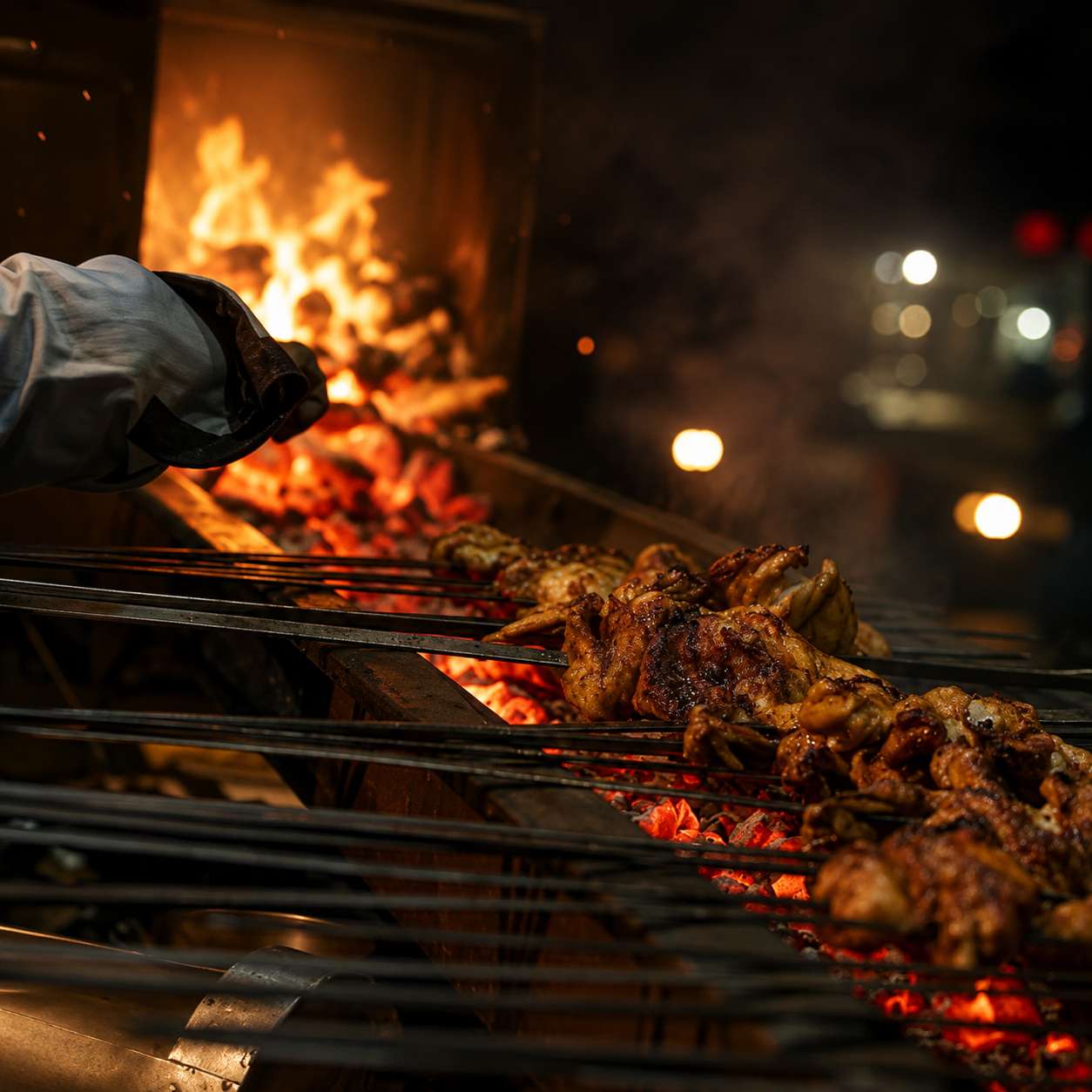 Traditional spiced Pakistani food served in a rustic dish